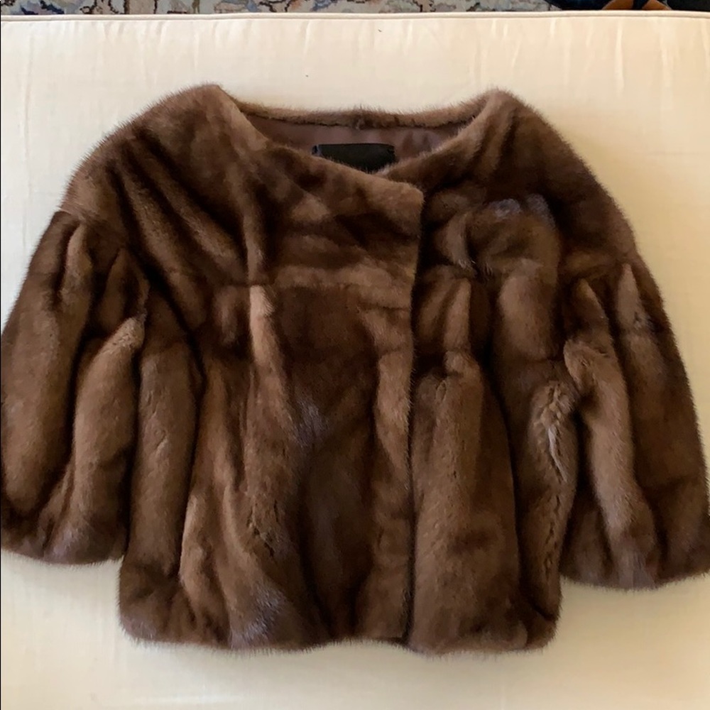 Brown Mink Fur Jacket